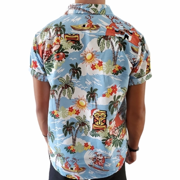 SSLR Christmas Button up Shirt - Picture 2 of 16